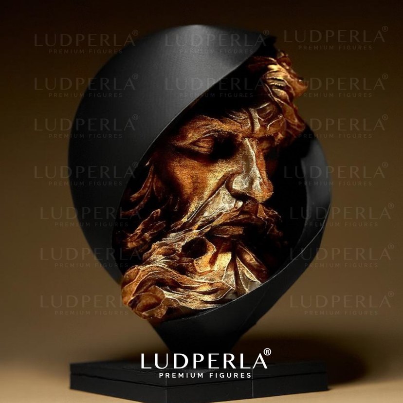 Mitolojik Yaşlı Bilge Büst - Görsel 3