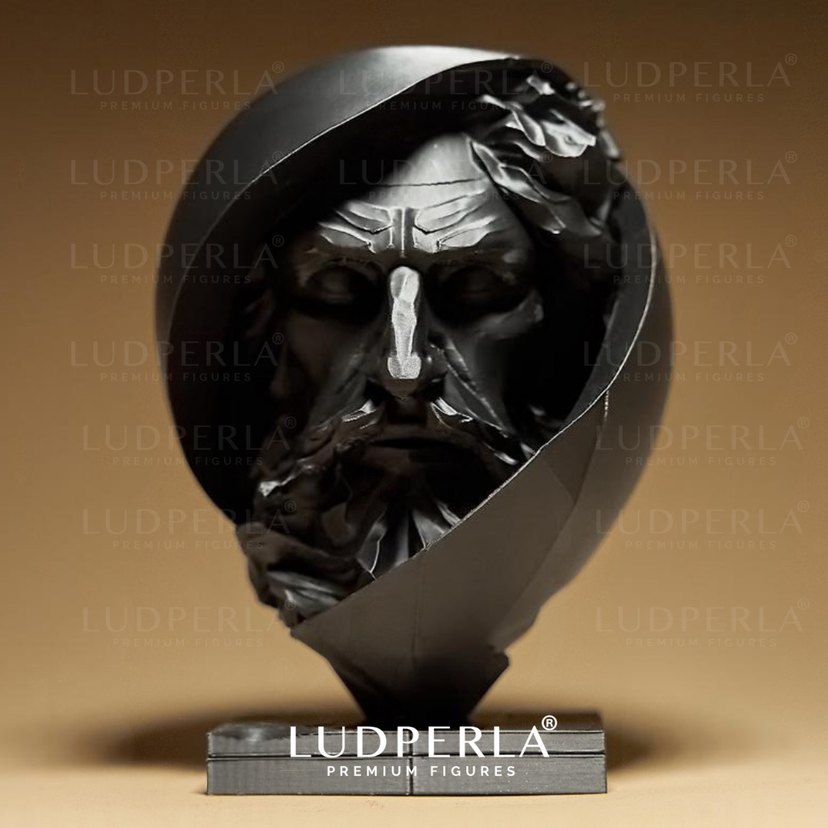 Mitolojik Yaşlı Bilge Büst - Görsel 5