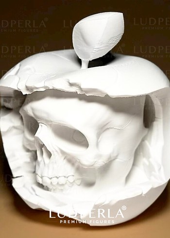 Altın Renkli Kafatası Tasarımlı iPhone Kılıfı - Görsel 6