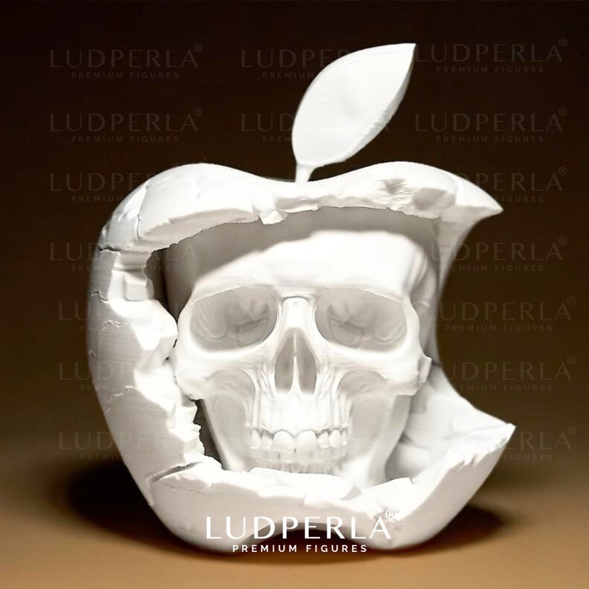 Altın Renkli Kafatası Tasarımlı iPhone Kılıfı - Görsel 5