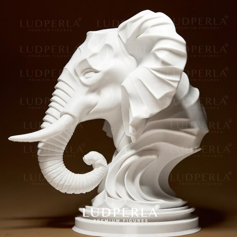 Beyaz Fil Figürlü Dekoratif - Görsel 3