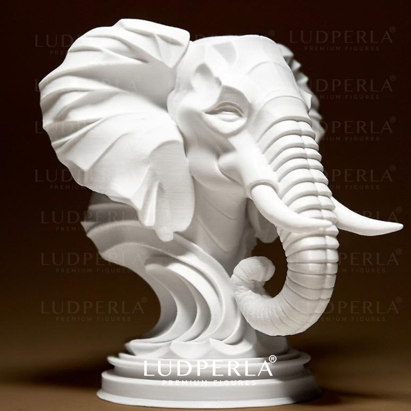 Beyaz Fil Figürlü Dekoratif - Görsel 2