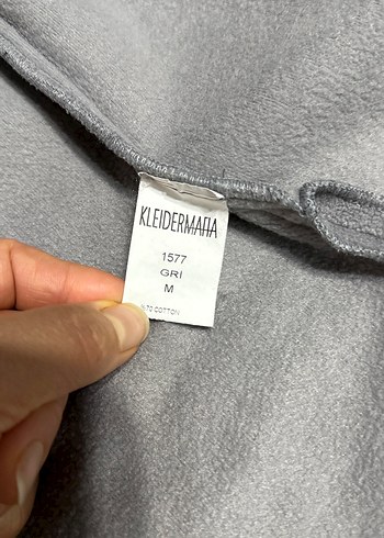 Gri Düğmeli Erkek Polar Gömlek - Görsel 7