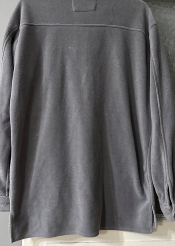 Gri Düğmeli Erkek Polar Gömlek - Görsel 4