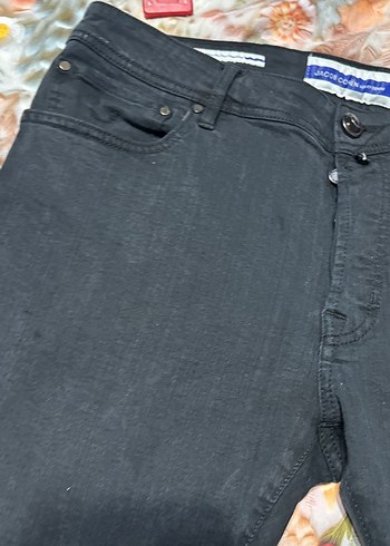 Düğmeli Gri Erkek Denim Pantolon orijinal ürün - Görsel 9