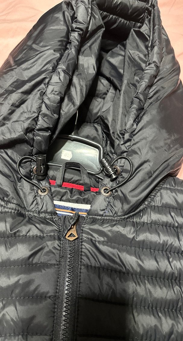 Orjnal ürün Erkek Siyah Fermuarlı Kapüşonlu Mont - Görsel 5