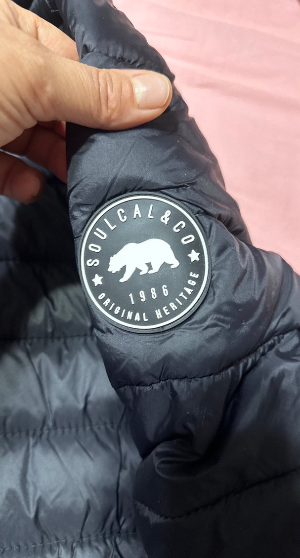 Orjnal ürün Erkek Siyah Fermuarlı Kapüşonlu Mont - Görsel 4