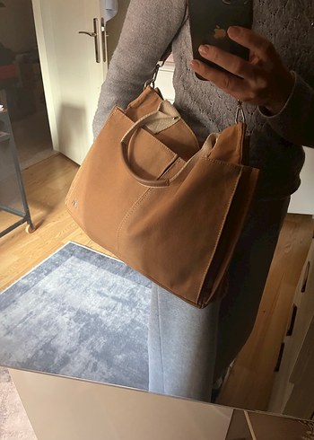 Manuka Bej keten Kadın Günlük Çanta - Görsel 3