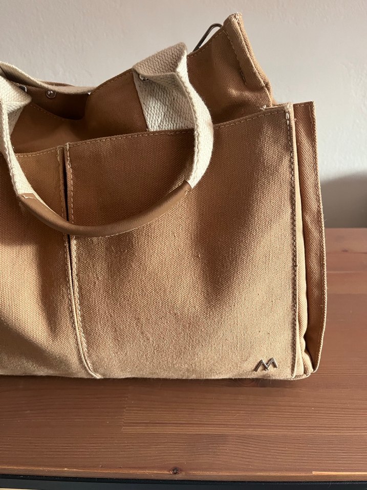 Manuka Bej keten Kadın Günlük Çanta - Görsel 2