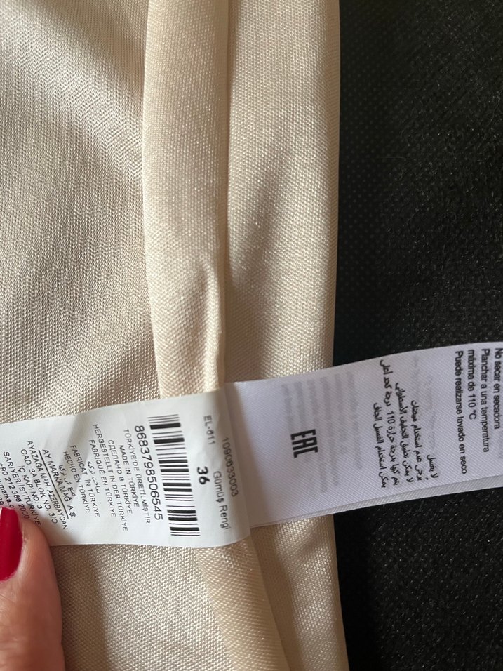 Network Drapeli Pullu  Midi Abiye Elbise - Görsel 4