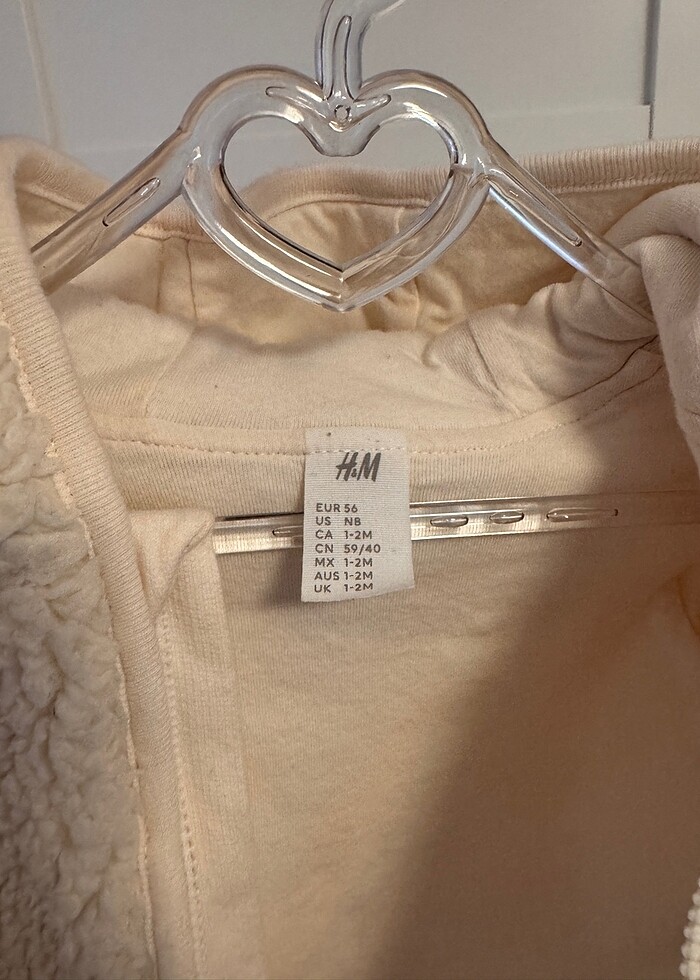 Yenidoğan peluş mont - Görsel 2