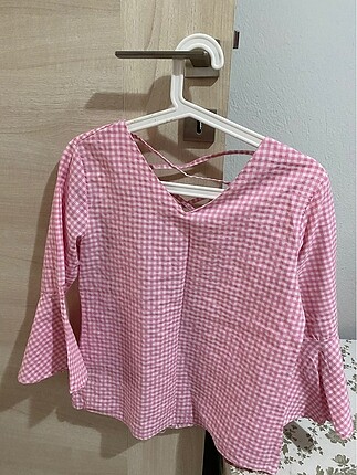 Pembe pötikareli bluz????