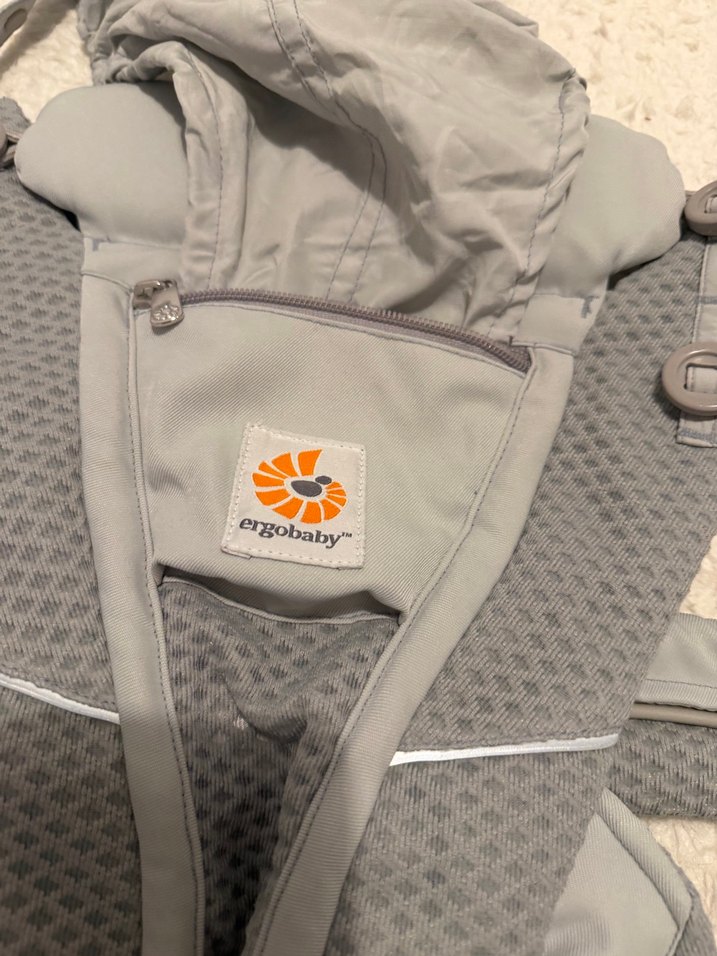 Gri Ergonomik Bebek Kanguru - Görsel 3