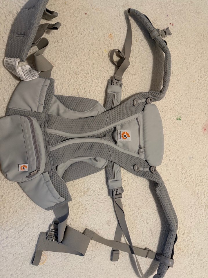 Gri Ergonomik Bebek Kanguru - Görsel 4