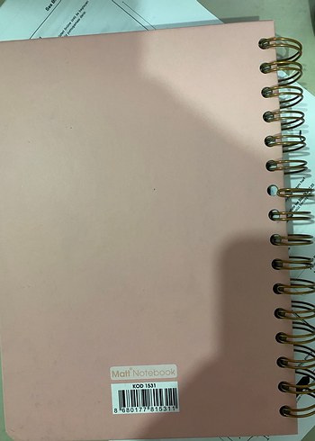 Ajanda,Matt Notebook tan - Görsel 3