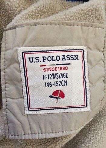 U.S.POLO Kapüşonlu Gri Erkek Çocuk Kaban - Görsel 4