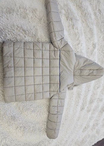 U.S.POLO Kapüşonlu Gri Erkek Çocuk Kaban - Görsel 3