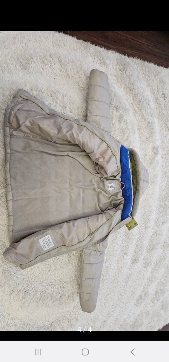 U.S.POLO Kapüşonlu Gri Erkek Çocuk Kaban - Görsel 2