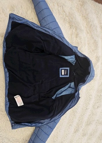 L.C.W unisexGri Kapüşonlu Kısa Mont - Görsel 3