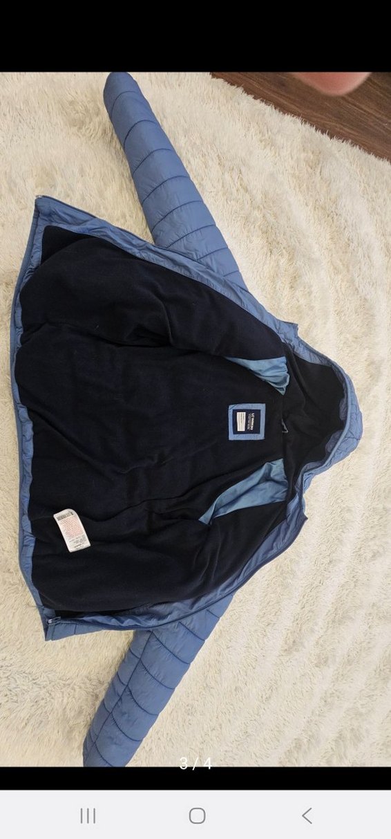 L.C.W unisexGri Kapüşonlu Kısa Mont - Görsel 3