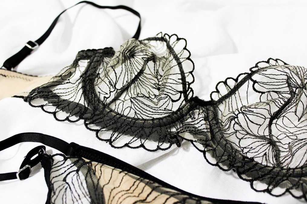 Nakışlı Nude Bralet Takımı - Görsel 2