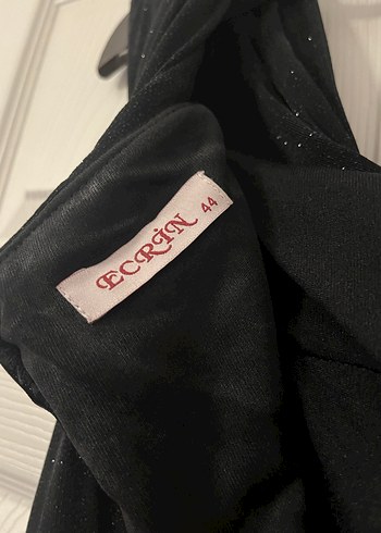 Siyah Drapeli V Yakalı Uzun Abiye Elbise - Görsel 7