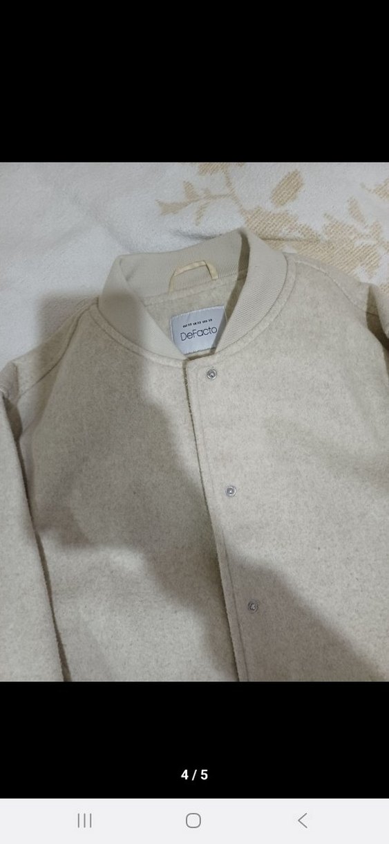 Defacto Bej Bomber Kadın Ceket  - Görsel 4