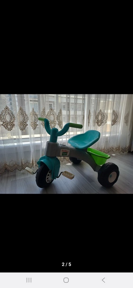 Bebek/Çocuk Üç Tekerlekli Bisiklet - Görsel 2