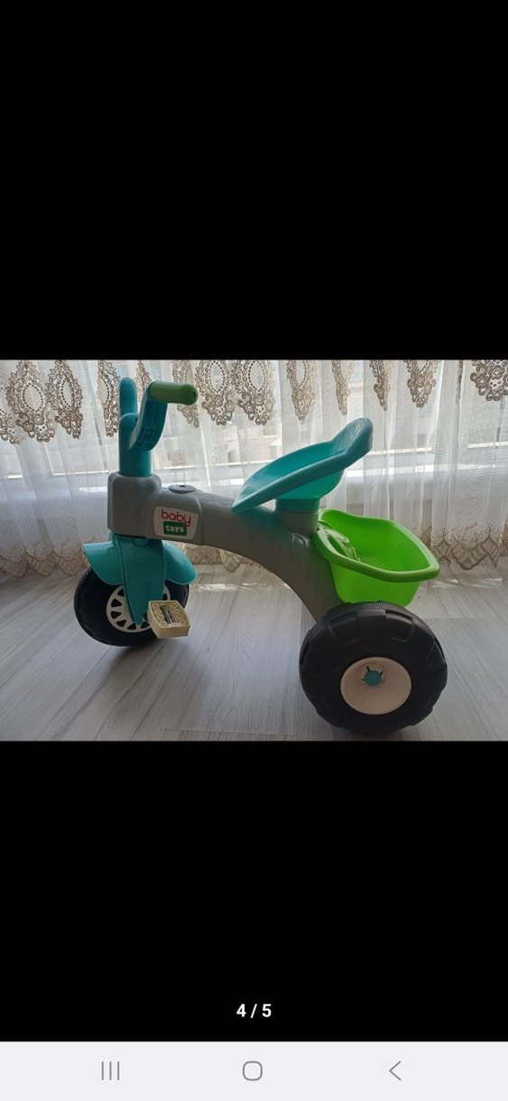 Bebek/Çocuk Üç Tekerlekli Bisiklet - Görsel 4