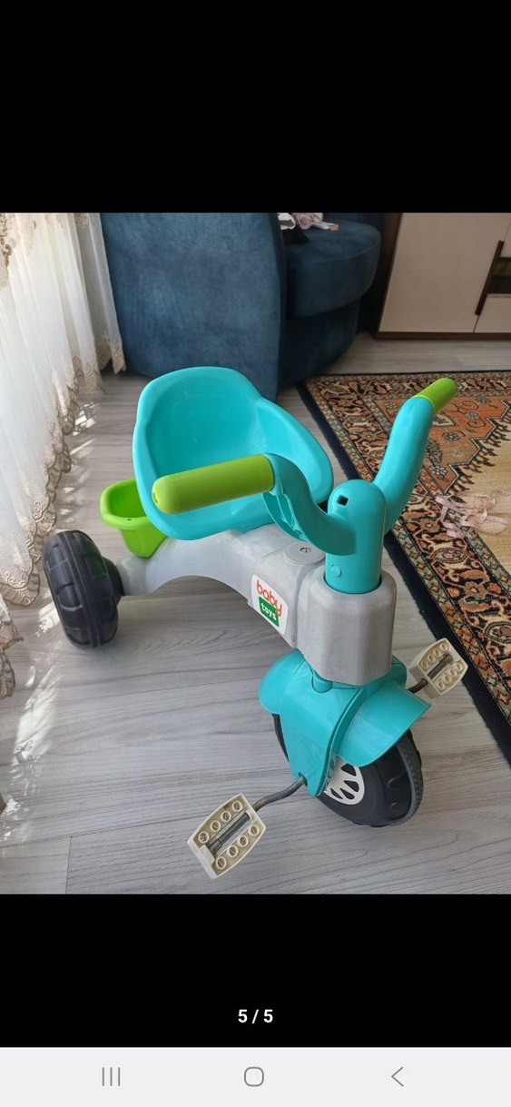 Bebek/Çocuk Üç Tekerlekli Bisiklet - Görsel 5