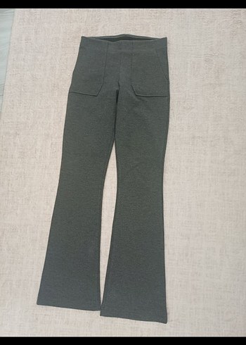 Penti gri ispanyol paça pantolon - Görsel 2