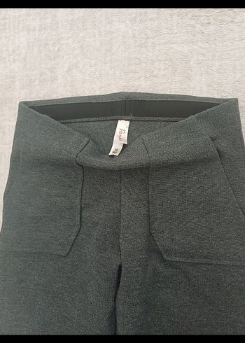 Penti gri ispanyol paça pantolon - Görsel 4