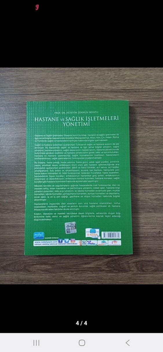 Hastane ve Sağlık İşletmeleri Yönetimi Kitabı - Görsel 4