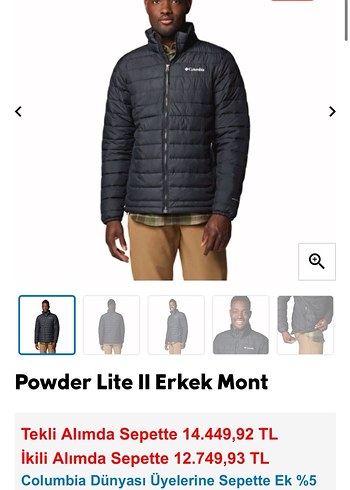 Columbia sıfır etiketli XL erkek mont - Görsel 4