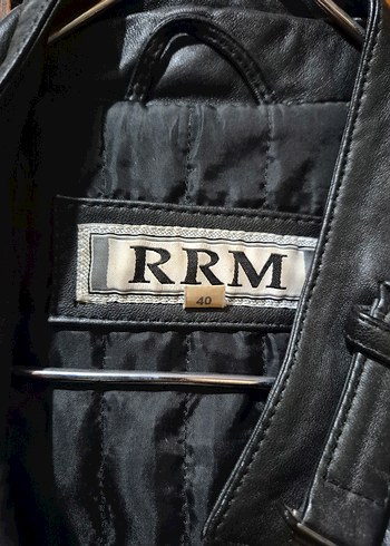 Kadın Siyah Uzun 'Gerçek' Deri Vintage Ceket - Görsel 3