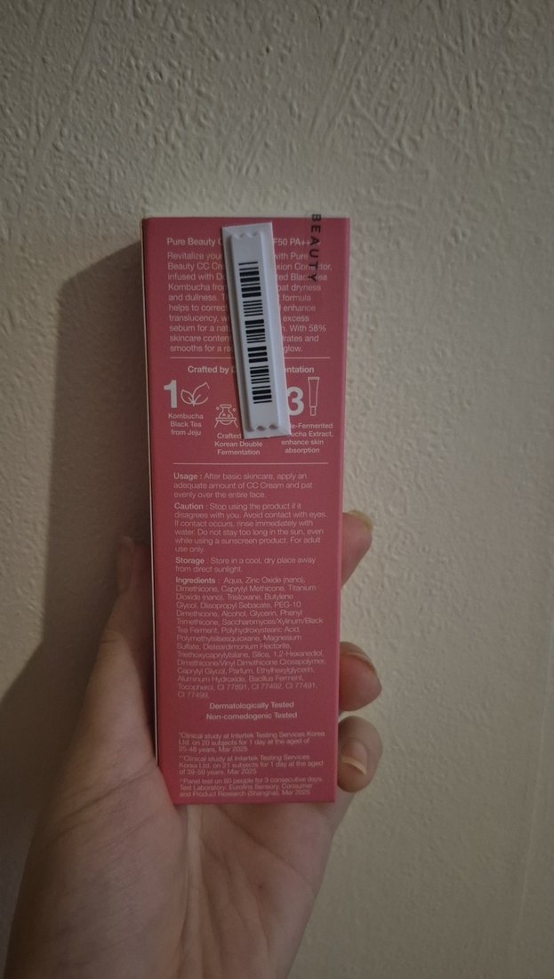 Pure Beauty CC Krem 01 Ivory SPF50 PA+++ - Görsel 3