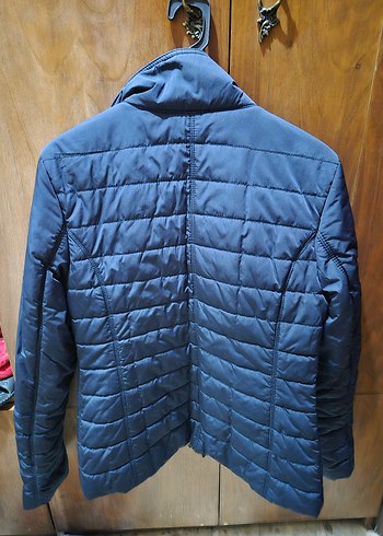 Fermuarlı Lacivert Kadın Ceket - Görsel 2