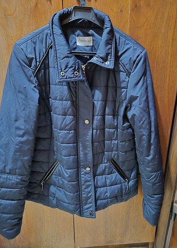 Fermuarlı Lacivert Kadın Ceket - Görsel 3