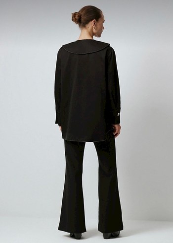 Touche Kontrast Dikişli Gömlek - Görsel 4