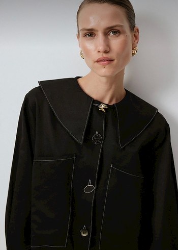 Touche Kontrast Dikişli Gömlek - Görsel 2