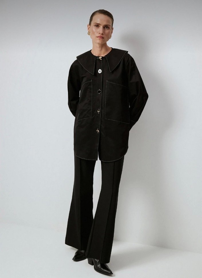 Touche Kontrast Dikişli Gömlek - Görsel 3