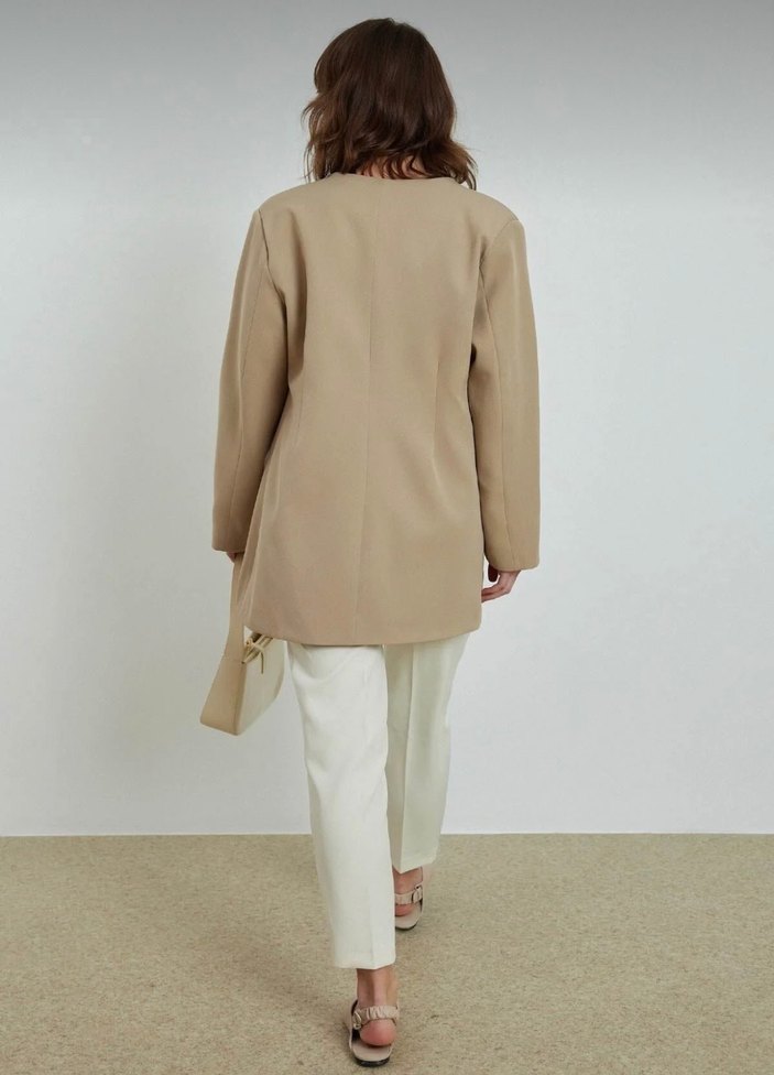 Hooops Piliseli Aksesuarlı Blazer Ceket - Görsel 5