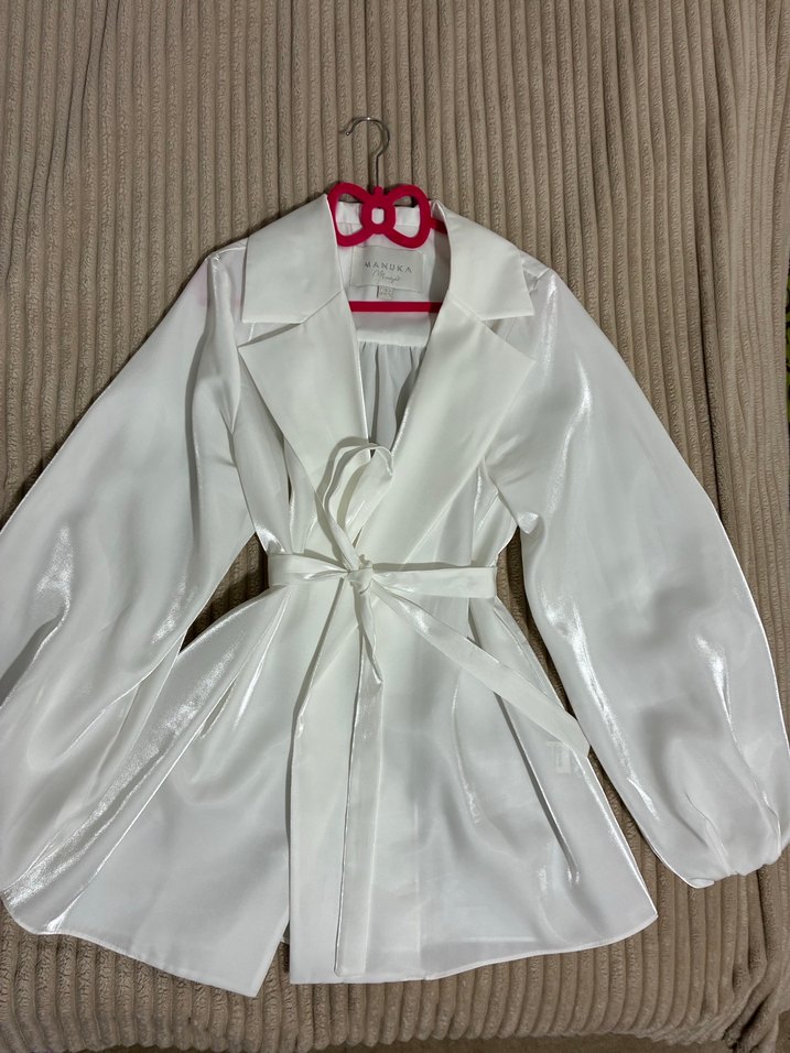 Manuka Saten Ceket - Görsel 2
