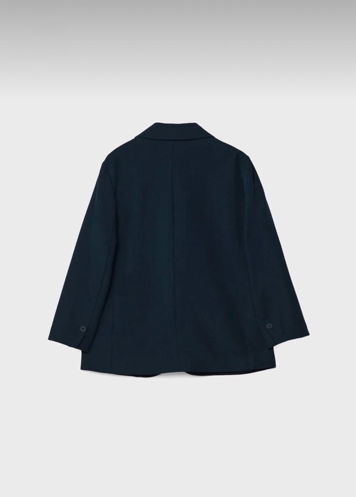 Stradivarius Lacivert Kadın Blazer Ceket - Görsel 5