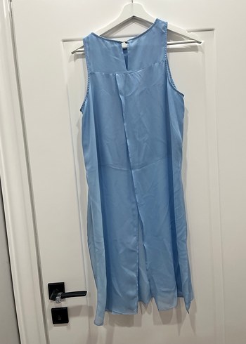 Mavi şifon tunik - Görsel 4