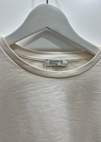 Fırfırlı Kadın Beyaz Sweatshirt - Görsel 3