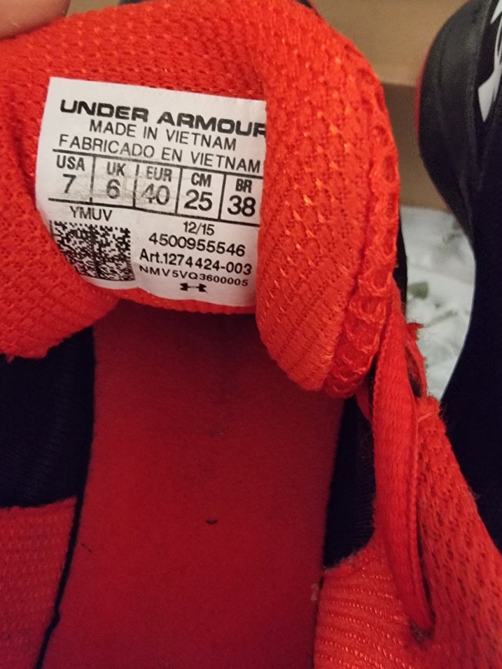 under armour Kırmızı Basketbol Ayakkabısı - Görsel 3