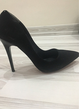 Diğer Siyah süet stiletto