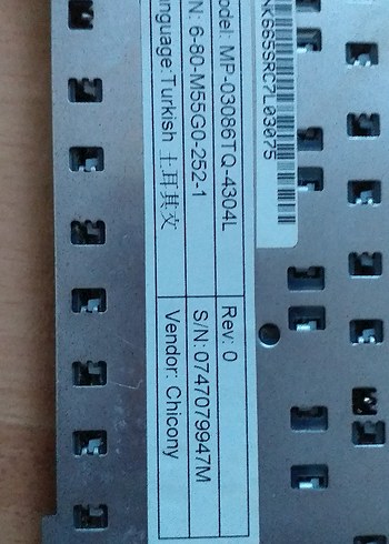 CASPER Laptop Klavye - Görsel 2