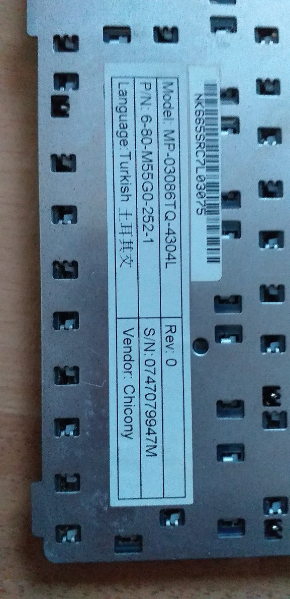 CASPER Laptop Klavye - Görsel 2